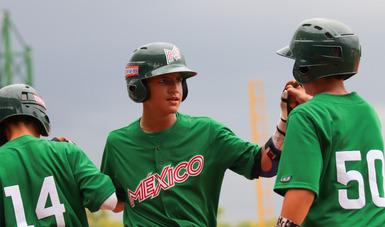 México se encuentra a Estados Unidos en Copa del Mundo de Beisbol Sub 12