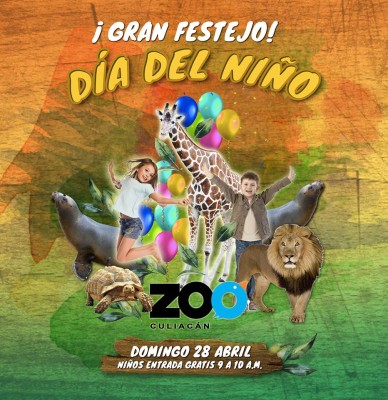 Gran festejo del Día del Niño en el Zoo este domingo