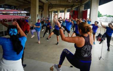 El Estadio Teodoro Mariscal se convirtió en una gran pista de baile.