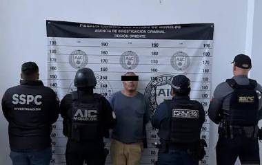 “El Trompas” fue identificado por la Fiscalía de Morelos como probable responsable del feminicidio de Claudia Tacoronte.