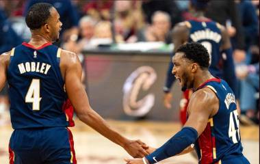 Donovan Mitchell fue la figura en el segundo truinfo de los Cavaliers sobre los Raptors.