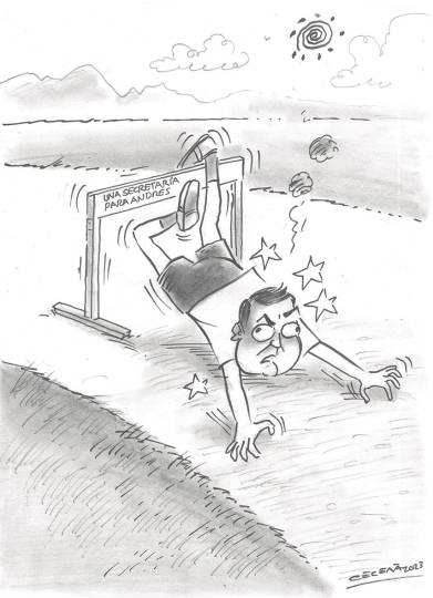 Marcelo Ebrard. Primer día de la carrera