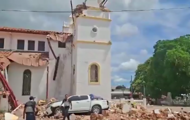 Edificios sufrieron daños en algunas ciudades panameñas.