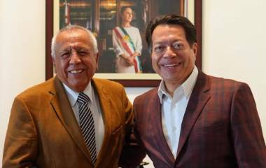 Mario Delgado Carrillo anunció el nombramiento de Francisco Garduño Yáñez.