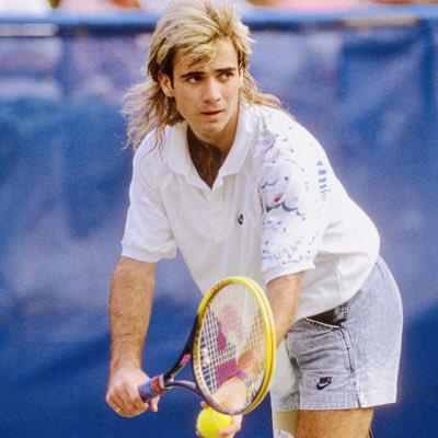 $!Andre Agassi.