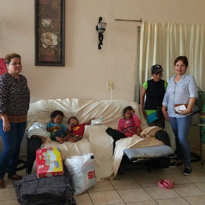 Niños rescatados en Escuinapa presentan bronquitis