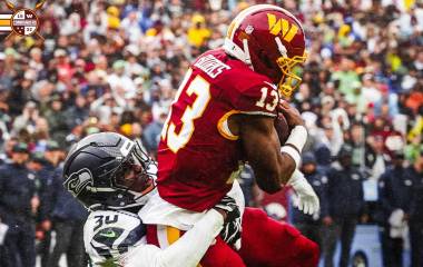 Los Commanders detuvieron en seco a los campeones defensores de la NFL.