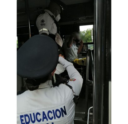 Aplica SSPyTM operativo de seguridad sanitaria en central de autobuses Milenium