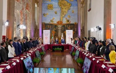 Reunión de las autoridades educativas de México.