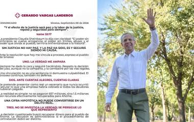 El equipo legal de Vargas Landeros desestimó los señalamientos de la Fiscalía al calificar la cifra de los 937 millones como un escenario irreal e hipotético.