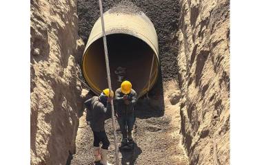 Estos trabajos de tubería son fundamentales para el sistema que conduce las aguas residuales del 80 por ciento de la ciudad hacia la Planta Tratadora Norte.