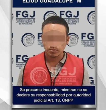 Fue detenido Eliud Guadalupe ‘M’ presunto asesino de Noé Ramos.