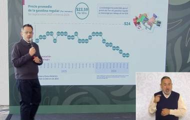 El Gobierno de México anunció que renovará el acuerdo con empresas gasolineras para que el precio de la gasolina no supere los 24 pesos por litro.