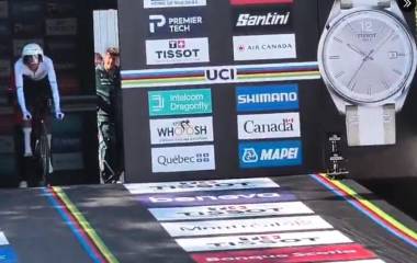 Isaac del Toro fue el mejor ciclista latinoamericano de la contrarreloj en el Campeonato Mundial.
