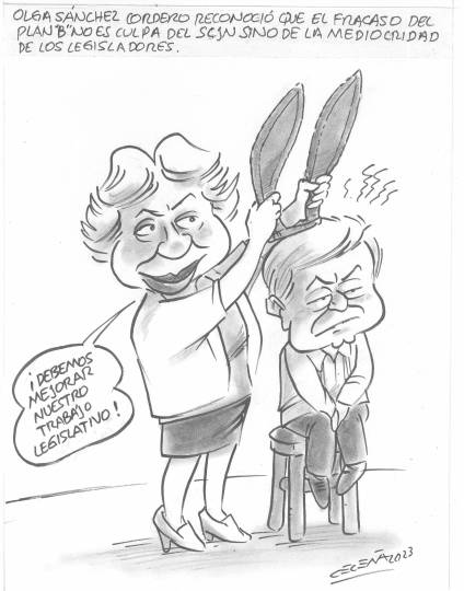 Olga Sánchez Cordero coronó a AMLO