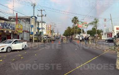 Autoridades resguardan zona tras el reporte de un ataque armado en la KZ4 de Culiacán.