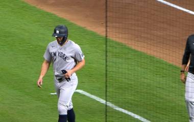 Giancarlo Stanton vuelve a caer lesionado.