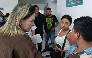 La Gobernadora habló con los familiares de Ramiro y Grecia Guadalupe para brindar su apoyo.