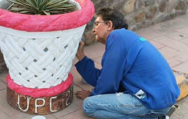 El arquitecto Caín Ramírez embellece Cacalotán rumbo a distintivo de Pueblo Señorial.