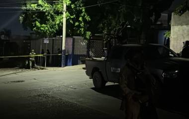 Elementos del Ejército Mexicano resguardaron la zona donde ocurrió el ataque armado en la Colonia Adolfo López Mateos.
