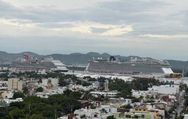 Durante octubre, Mazatlán recibió 16 embarcaciones turísticas, con aproximadamente 53 mil cruceristas.