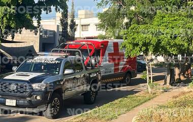 Un agente de tránsito resultó herido durante un ataque a balazos en Prados del Sol, en Culiacán.