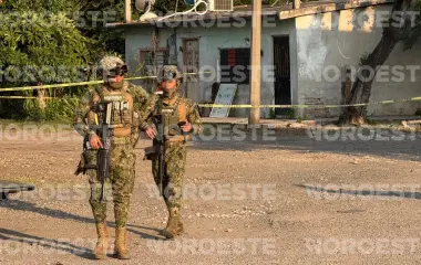 El ataque armado se reportó en una vivienda ubicada a la salida sur de la sindicatura de Villa Unión.