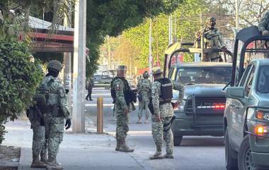 Autoridades realizaron diligencias en la zona de la carpintería donde se registró el ataque armado este jueves.