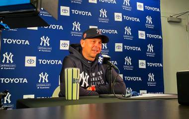 Aaron Boone es cuestionado.