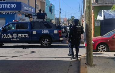El operativo se mantiene por calles de la colonia Centro.