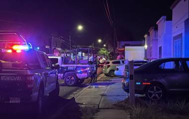 El hecho fue reportado sobre la calle Salvador Moreno Luna.