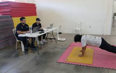 Los judocas fueron evaluados en el Salón de Usos Múltiples del Imdem.