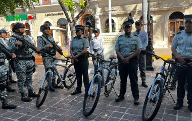 El sábado, el Gobierno de Mazatlán entregó 50 bicicletas en comodato al Ejército y la Guardia Nacional para la vigilancia principalmente del paseo costero y el Centro Histórico.