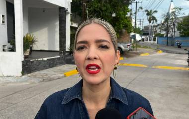Los trabajos abarcan 1.3 kilómetros y se invertirán 8.5 millones de pesos, indicó la Alcaldes Estrella Palacios.