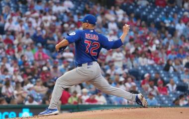 Javier Assad fue severamente castigado por los Filis, quienes le anotaron en nueve ocasiones.