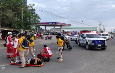 El accidente se registró en el retorno de la carretera Internacional a la altura del Libramiento 3 en el Ejido El Venadillo.