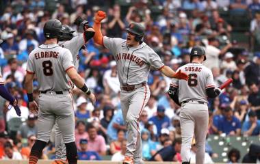 Chapman fue responsable de la mayor parte del daño por los Gigantes.