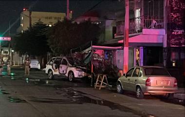 Los hechos fueron reportados en el cruce de la avenida Donato Guerra y la calle Epitacio Osuna.