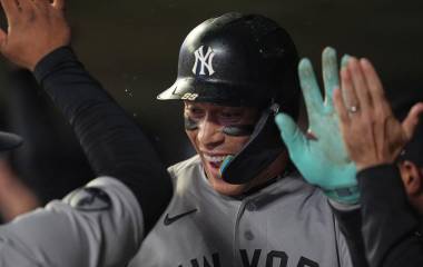Aaron Judge conectó jonrón clave para los Yanquis.