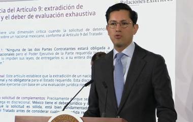 Roberto Velasco Álvarez, Secretario de Relaciones Exteriores.