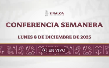 Conferencia del Gobernador de Sinaloa Rubén Rocha Moya.