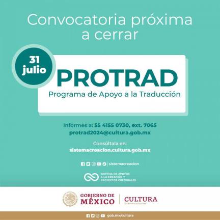 La convocatoria está próxima a cerrar.