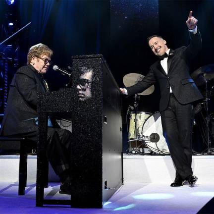 Elton John y David Furnish.