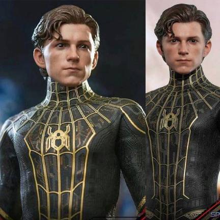 Filtran el espectacular traje negro y dorado de Spider-Man 3