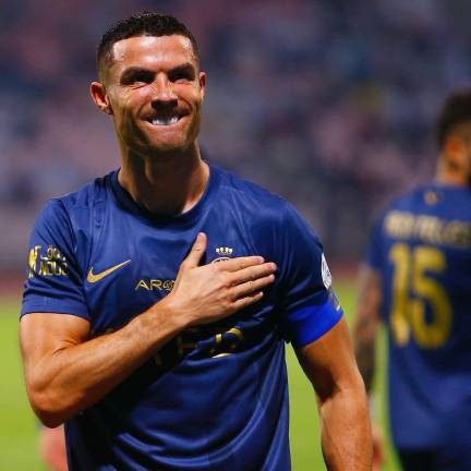 Cristiano Ronaldo no se aguantó la burla.