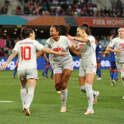 Suiza suma sus primeros tres puntos.