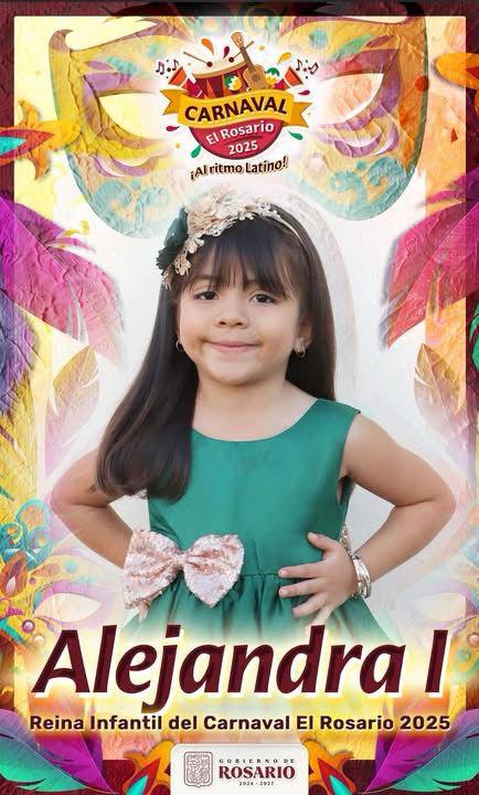 $!Alejandra I será la Reina Infantil en esta edición.