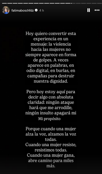 $!Fátima Bosch denuncia violencia digital tras ganar Miss Universo