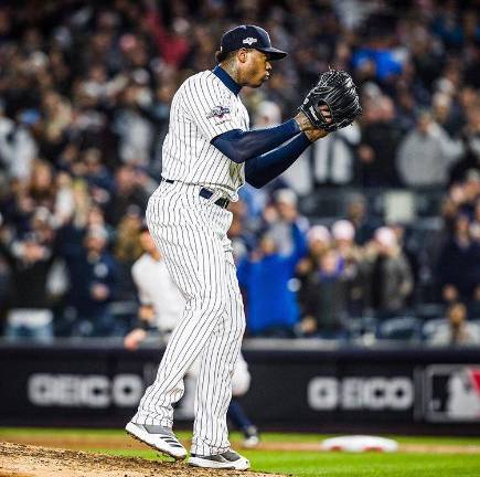 Aroldis Chapman jugarán en Kansas City.