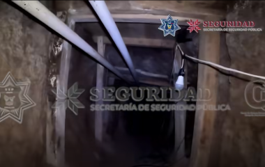 Autoridades aseguraron un túnel presuntamente utilizado para el robo de hidrocarburo durante un operativo en Mineral de la Reforma, Hidalgo.
